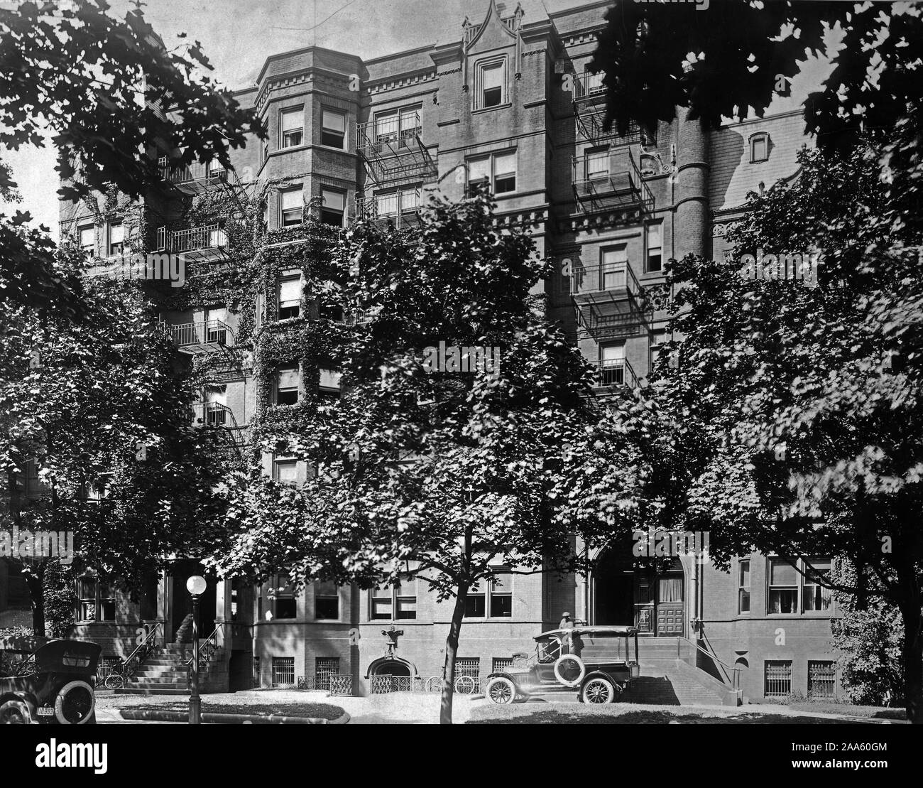 Essen Verwaltung - Anti-Waste Kampagne - godon Hotel (möglicherweise in Boston), belegt für ein paar Monate im Jahr 1917 durch die US-Administration, verfügt über 179 Zimmer; sie wurde von William E. Praal, ein Erfinder von Washington gebaut Ca. 1917 Stockfoto