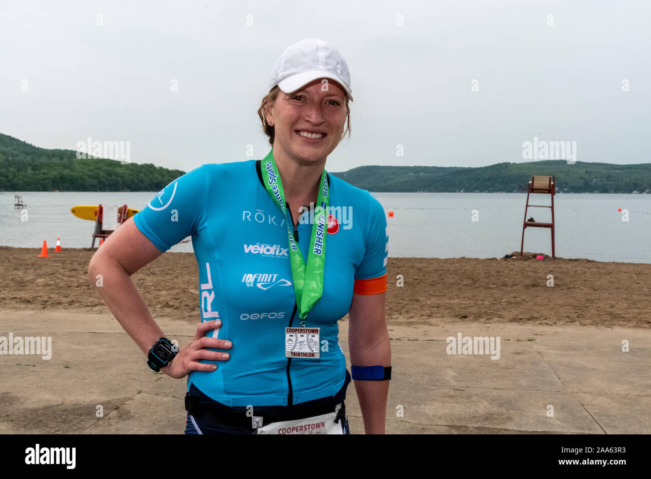 Cooperstown Triathlon 2019 Stockfoto