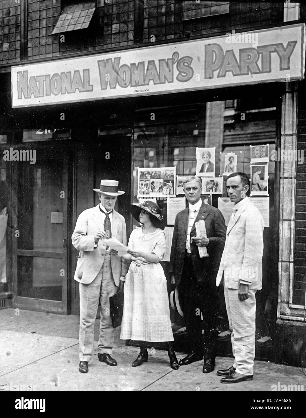 Der National Woman's Party Ca. 1900s Stockfoto
