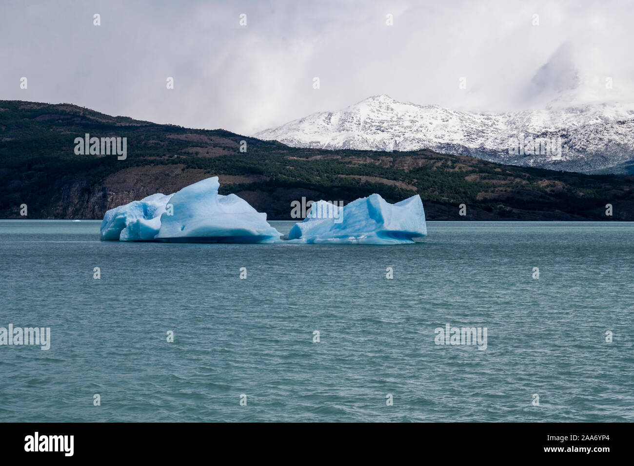 Gletscher Schifffahrt auf dem Lago Argentino, El Calafate, Argentinien Stockfoto