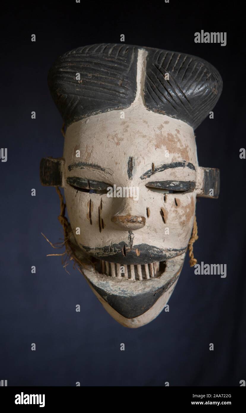Afrikanische Maske, Ibo Stamm, Nigeria Stockfoto