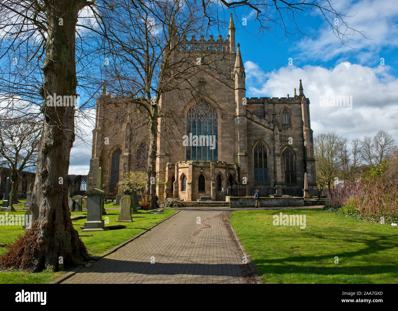 Dunfermline Abbey. Dunfermline, Schottland Stockfoto