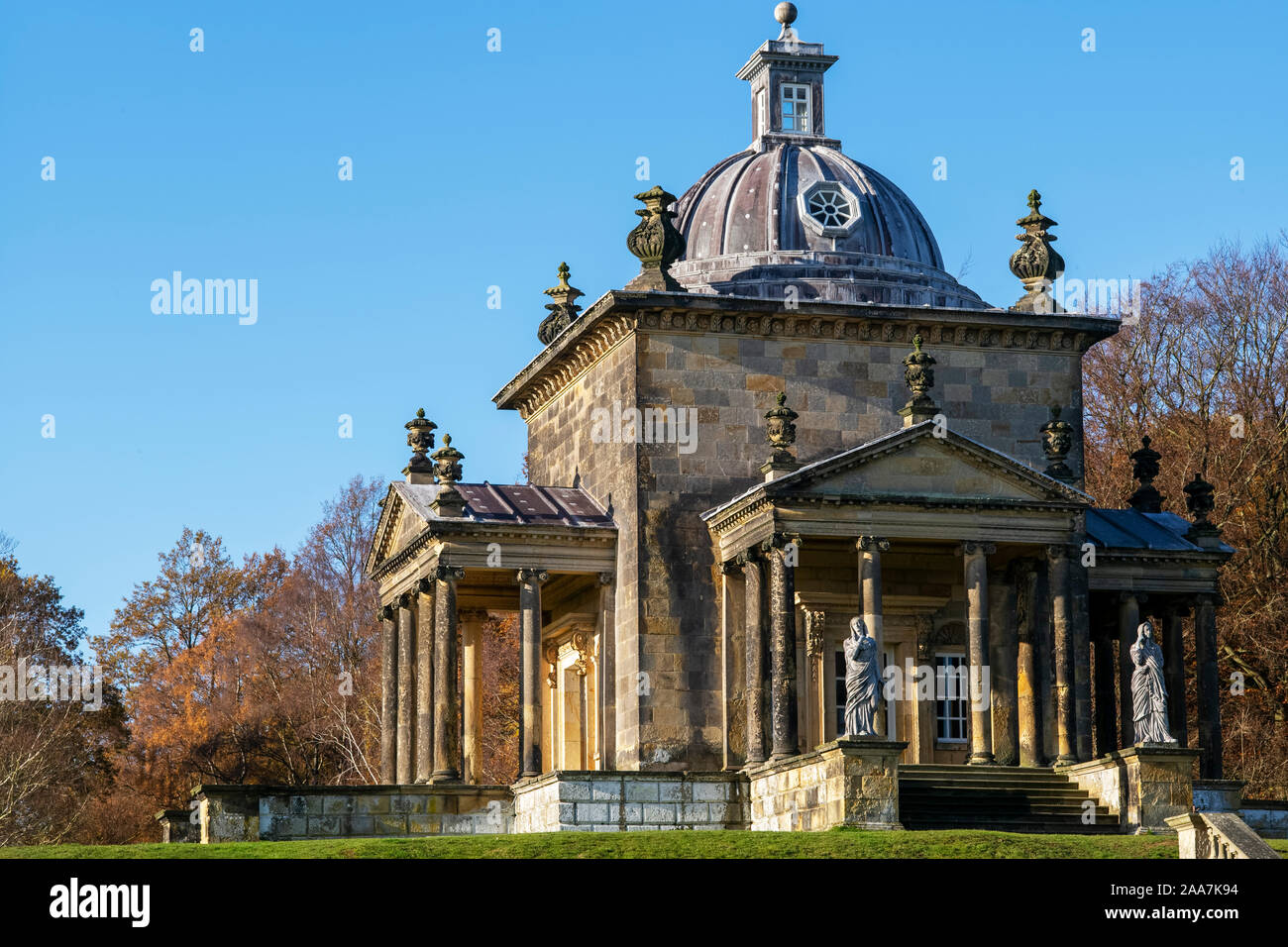 Der Tempel der Vier Winde, Castle Howard, North Yorkshire, Großbritannien Stockfoto