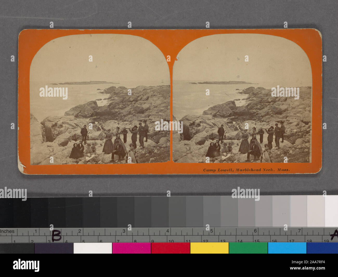 Camp Lowell, Marblehead Hals, Mass.; Camp Lowell, Marblehead Hals, Mass. Stockfoto