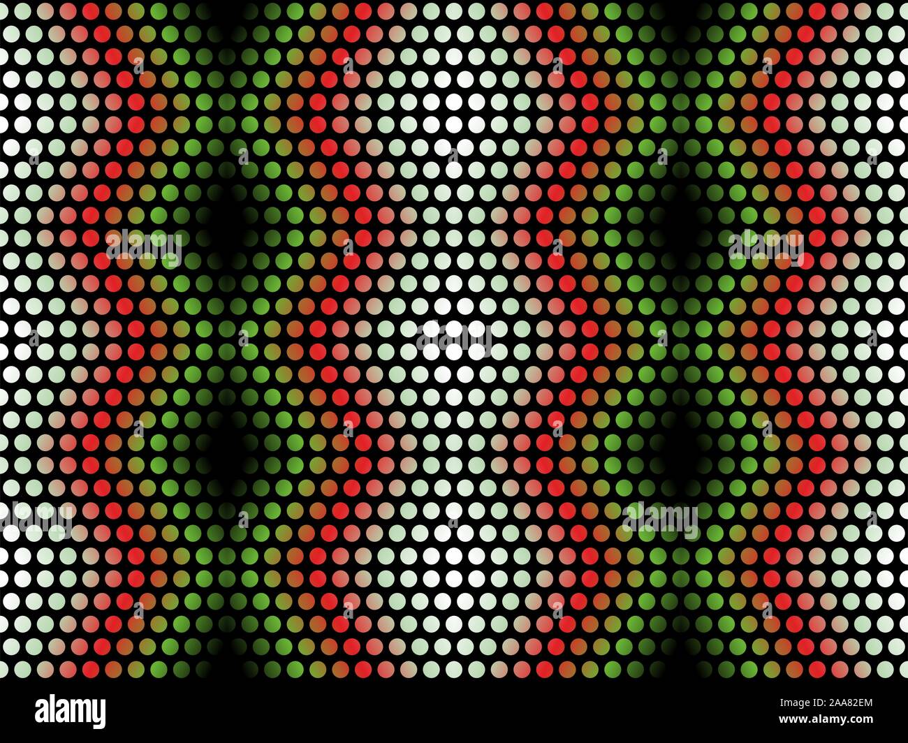 Gradient runde nahtlose Vektor Muster, bunten Kreis Hintergrund, geometrische Stock Vektor