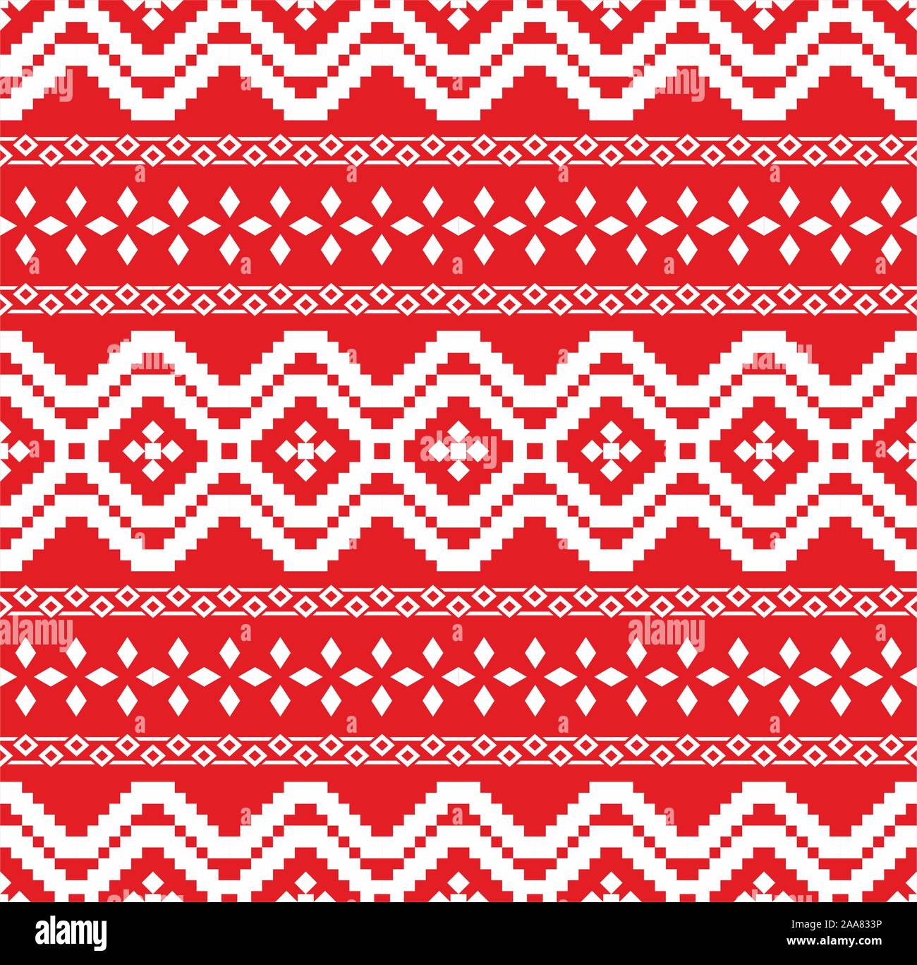 Nahtlose Pullover vector Drucken, geometrischen Hintergrund für die Wintersaison, neues Jahr Stoff Design. Stock Vektor