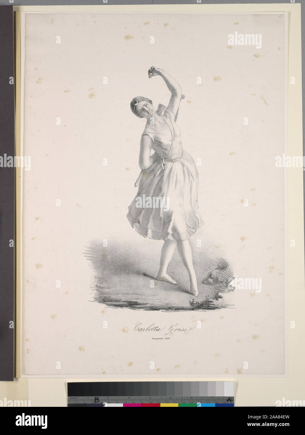Vgl.* MGZA Tanz Perspektiven. Binney, Edwin III. 60 Jahre der italienischen Tanz wird gedruckt. Frühling, 1973, No. 53, S. 18. Reproduktion.; Carlotta Grisi Carnevale 1847. Stockfoto Vgl.* MGZA Tanz Perspektiven. Binney, Edwin III. 60 Jahre der italienischen Tanz wird gedruckt. Frühling, 1973, No. 53, S. 18. Reproduktion.; Carlotta Grisi Carnevale 1847. Stockfoto