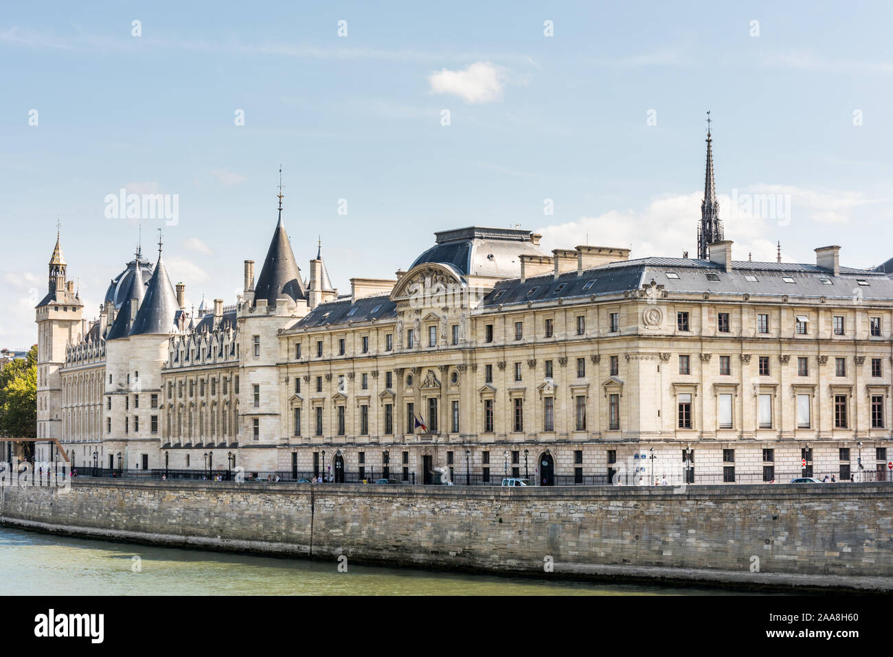 Conciergerie Gefängnis in Paris Frankreich, früher ein Gefängnis aus, aber momentan vor allem für Gerichte verwendet. Es war ein Teil der ehemaligen königlichen Palast Stockfoto