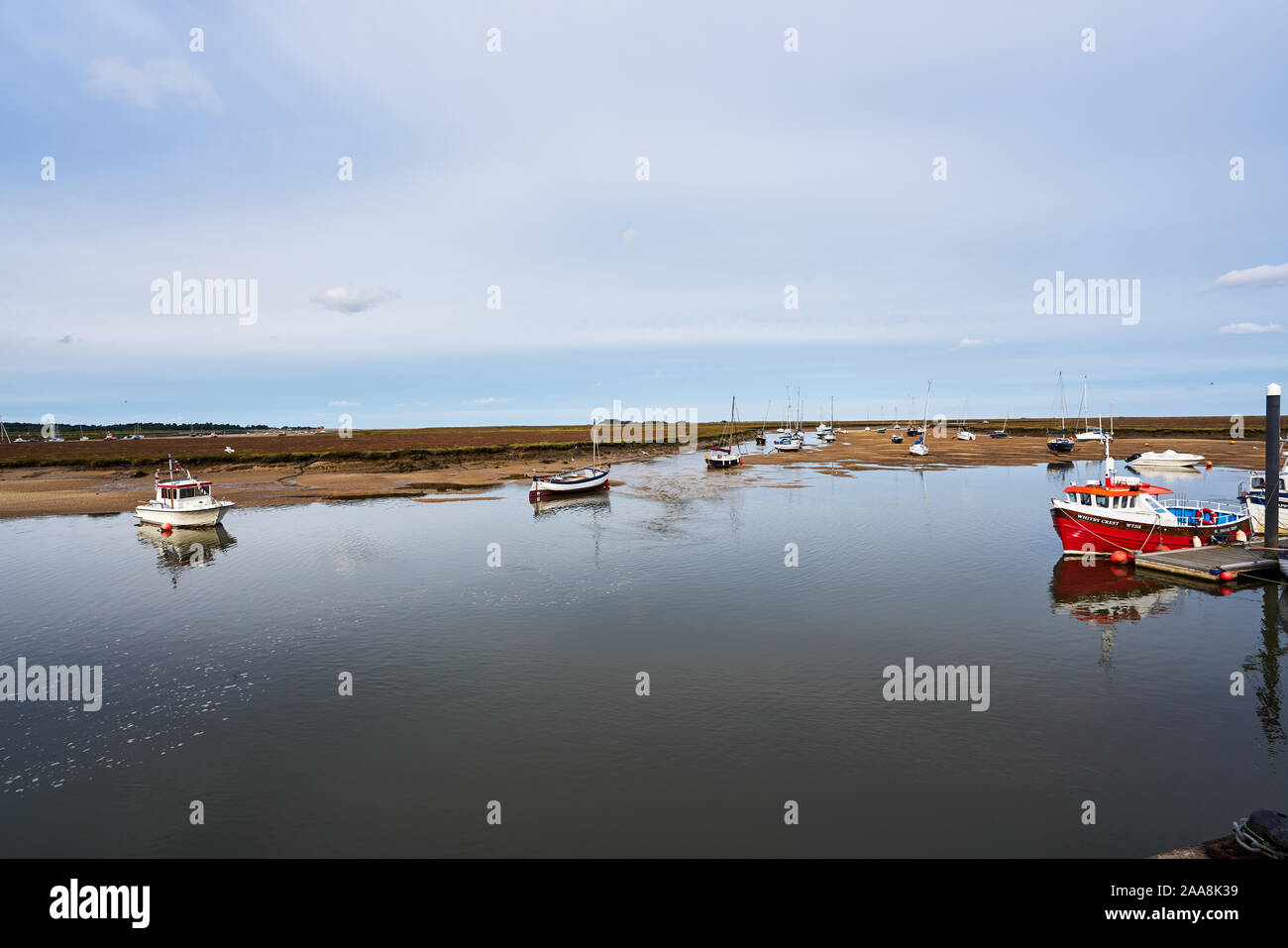 Brunnen neben dem Meer North Norfolk England England Stockfoto