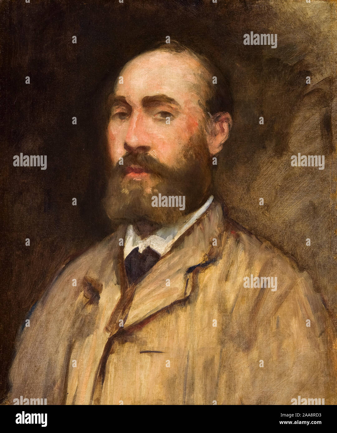 Edouard Manet, Jean-Baptiste Faure, (1830-1914), Portrait Malerei, 1882-1883 Stockfoto