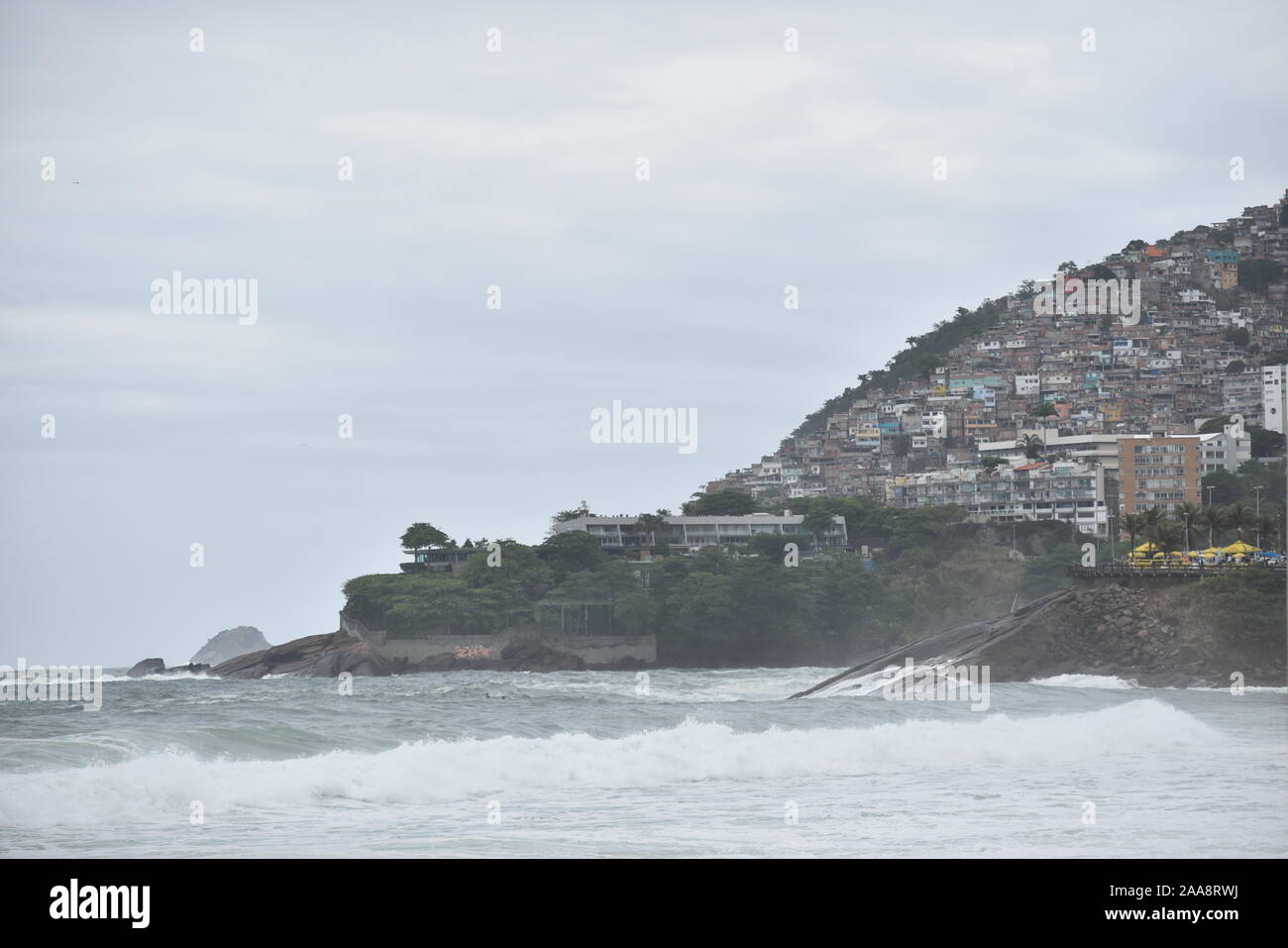 Strand in Rio de Janeiro Stockfoto