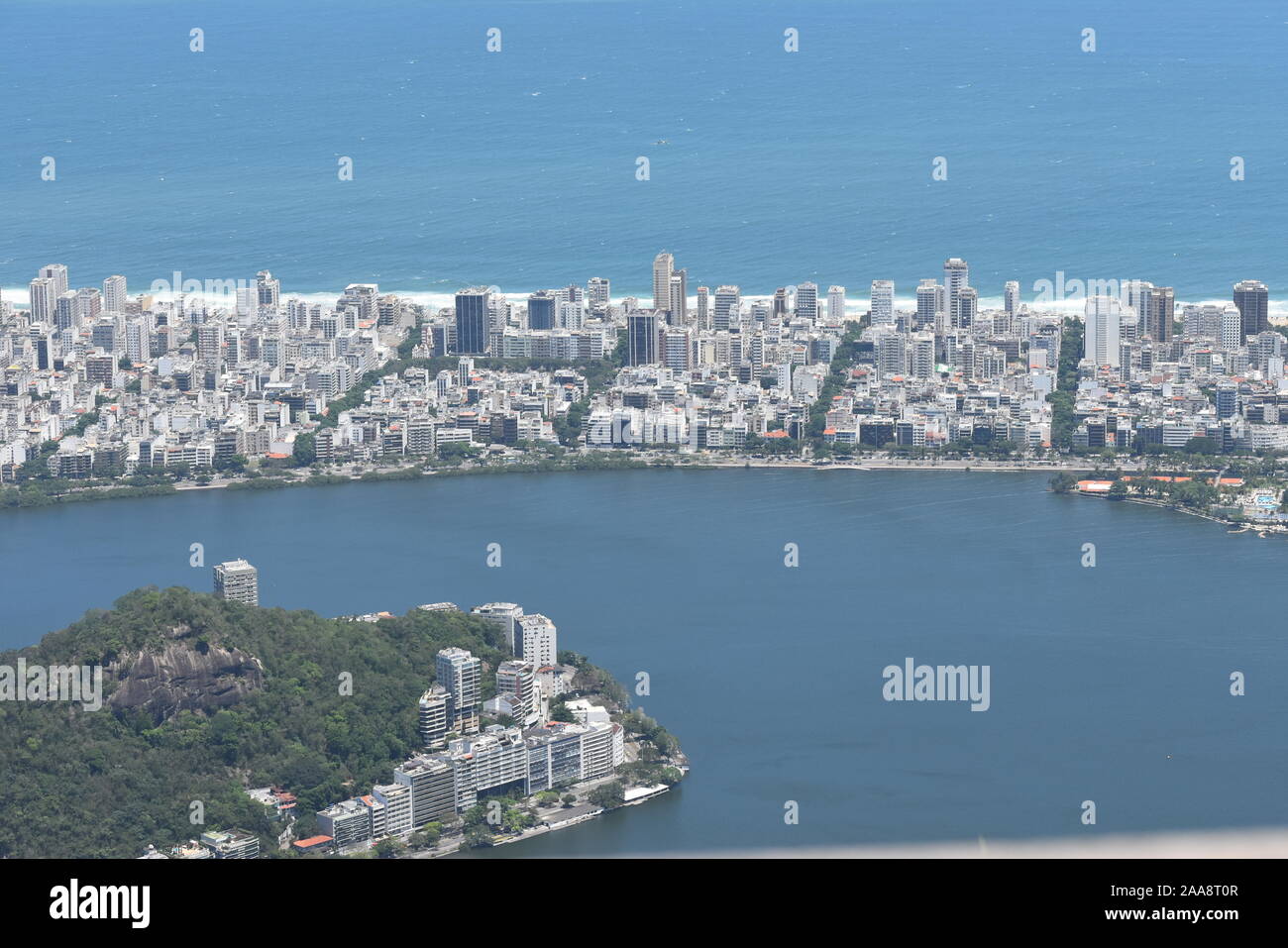 Luftaufnahme von Rio de Janeiro Stockfoto