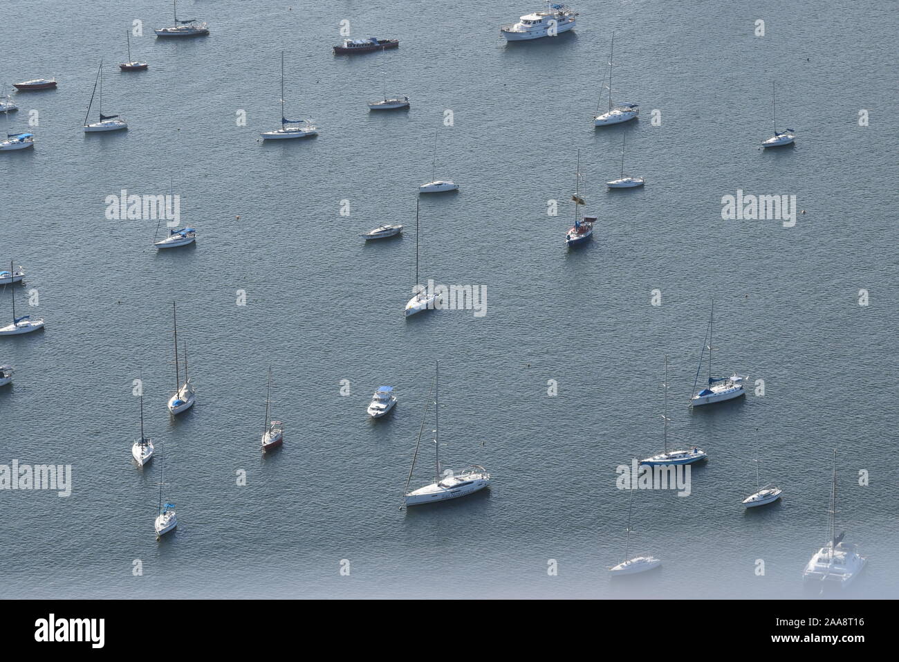 Boote in Rio de Janeiro Stockfoto