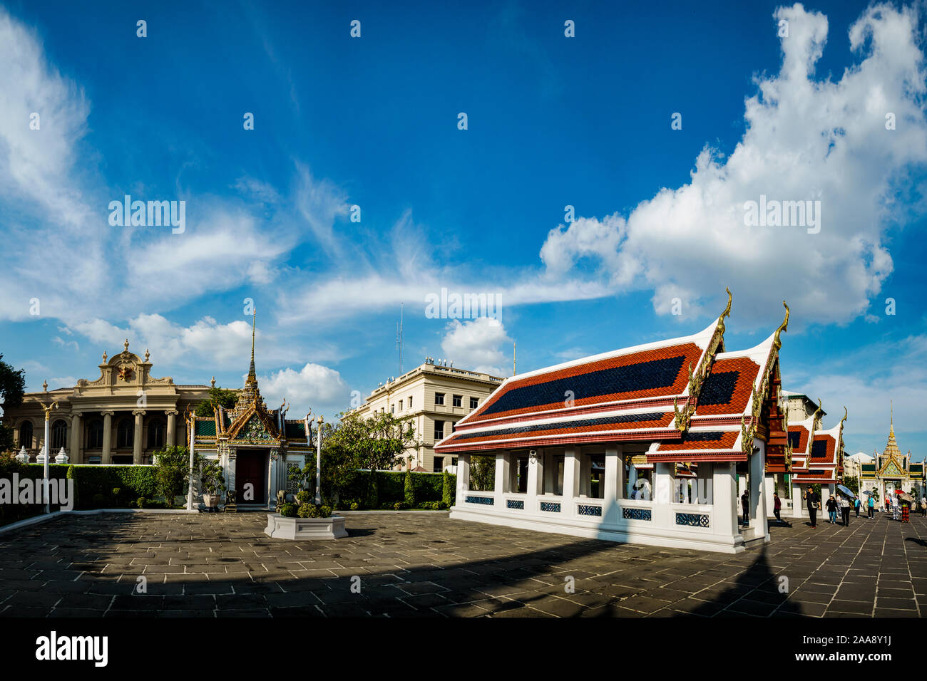 Bangkok, Thailand - 29.Oktober 2019: Grand Palace im Jahr 1782 und seit 150 Jahren die Heimat der thailändische König gebaut. Es ist zweifellos das berühmteste Wahrzeichen ich Stockfoto