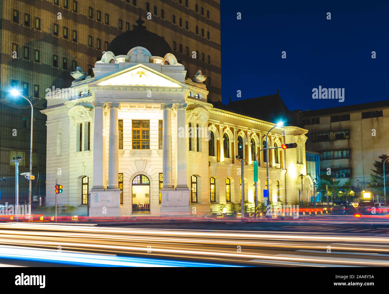 Fassade Blick von Taichung Shiyakusho in Taichung Stockfoto