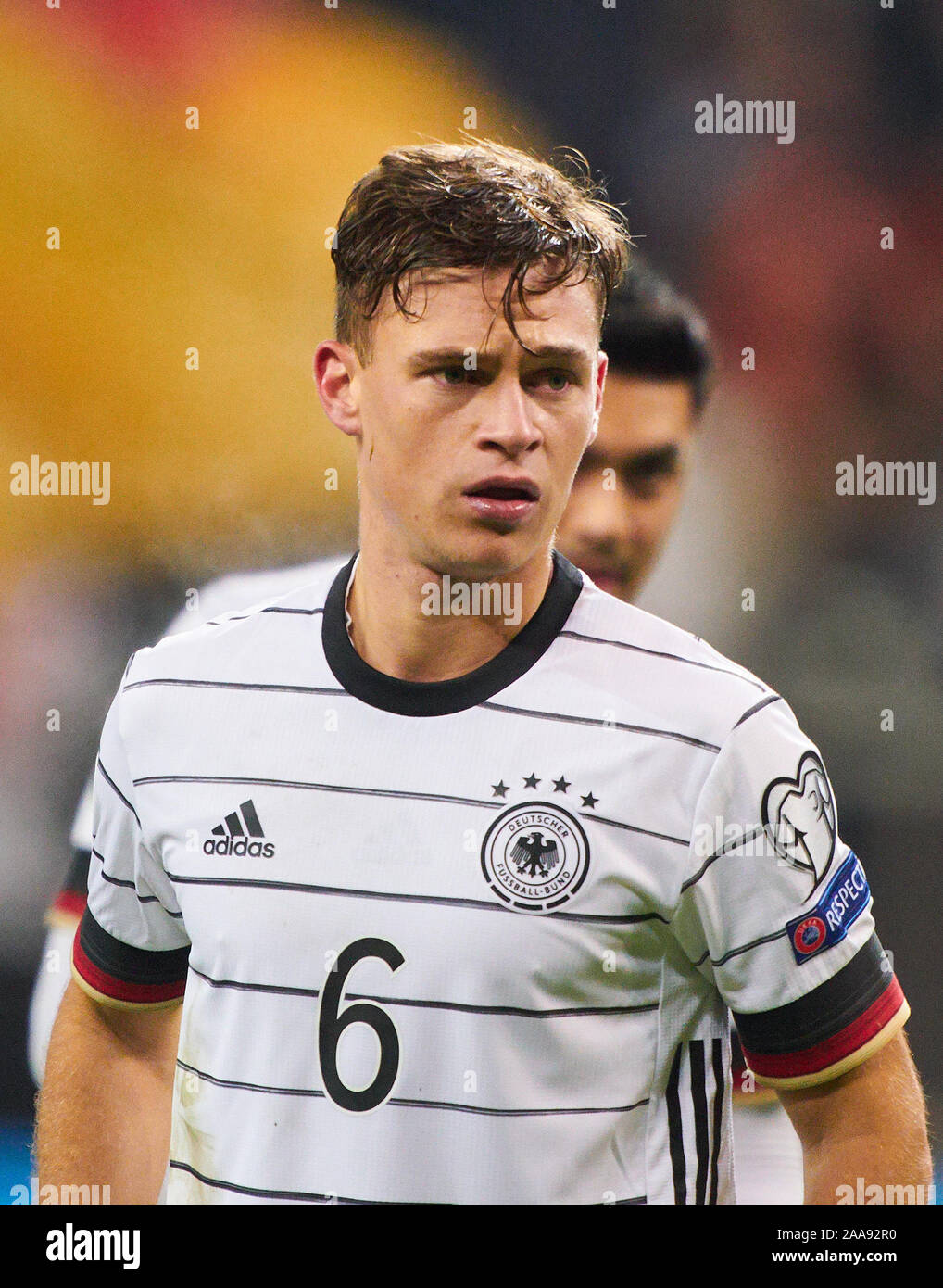 Frankfurt am Main, Deutschland. Nov, 2019 19. EURO QUALI 2020 Germany-North Irland, Frankfurt, 19.November 2019. Joshua KIMMICH, DFB 6 halbe Größe, Porträt, Deutschland - Nordirland 6:1 Wichtig: DFB-Vorschriften die Verwendung von Fotografien als Bildsequenzen und/oder quasi-Video zu verbieten. Die Qualifikation für die Europameisterschaft, EM Quali, 2020 Saison 2019/2020, 19. November 2019 in Frankfurt am Main, Deutschland. Credit: Peter Schatz/Alamy leben Nachrichten Stockfoto