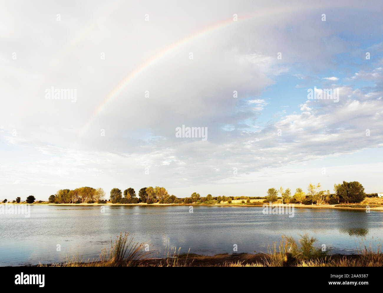 Beauty Szene in einem See in Spanien Stockfoto