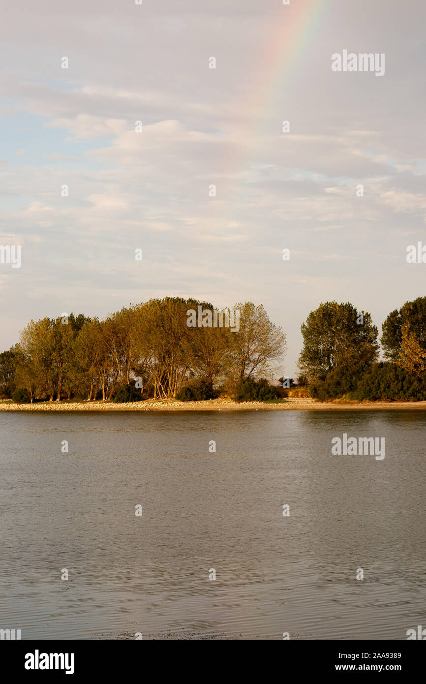 Beauty Szene in einem See in Spanien Stockfoto