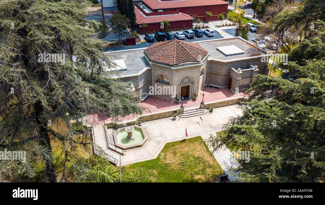 Lincoln Memorial Schrein, Redlands, CA, USA Stockfoto