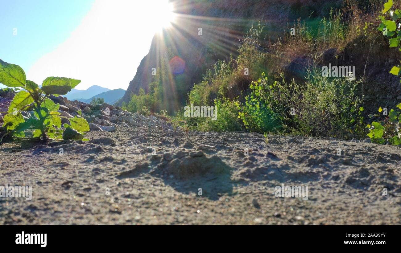 Der Bereich der Trias Gips erstreckt sich über 10 km entlang der oberen Tal der Secchia River zwischen den Castelnovo ne' Monti und Villa Minozzo Stockfoto