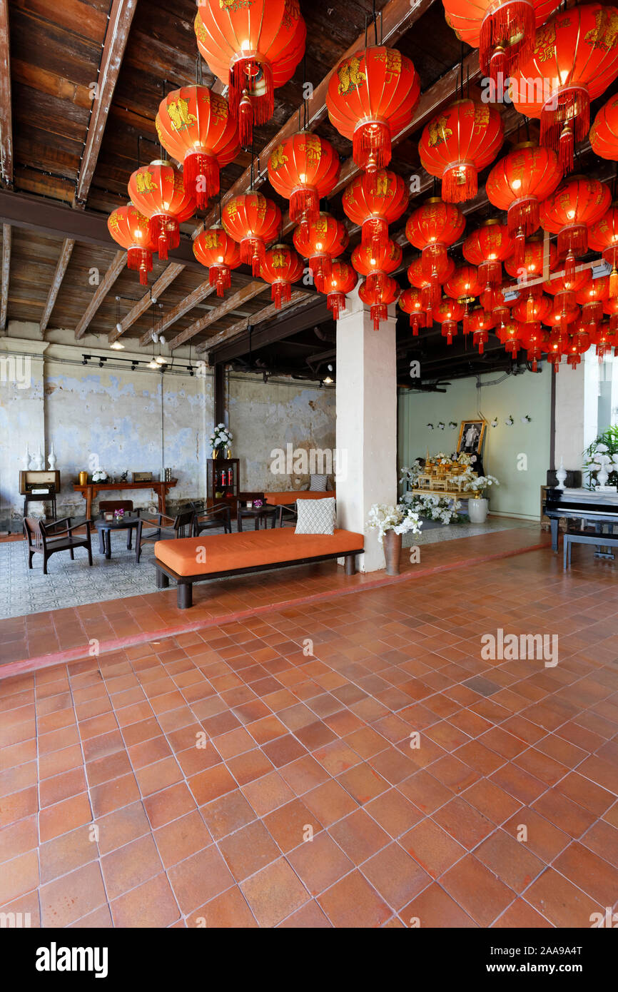 Die Erinnerung an ein Hotel, Phuket Town, Thailand Stockfoto