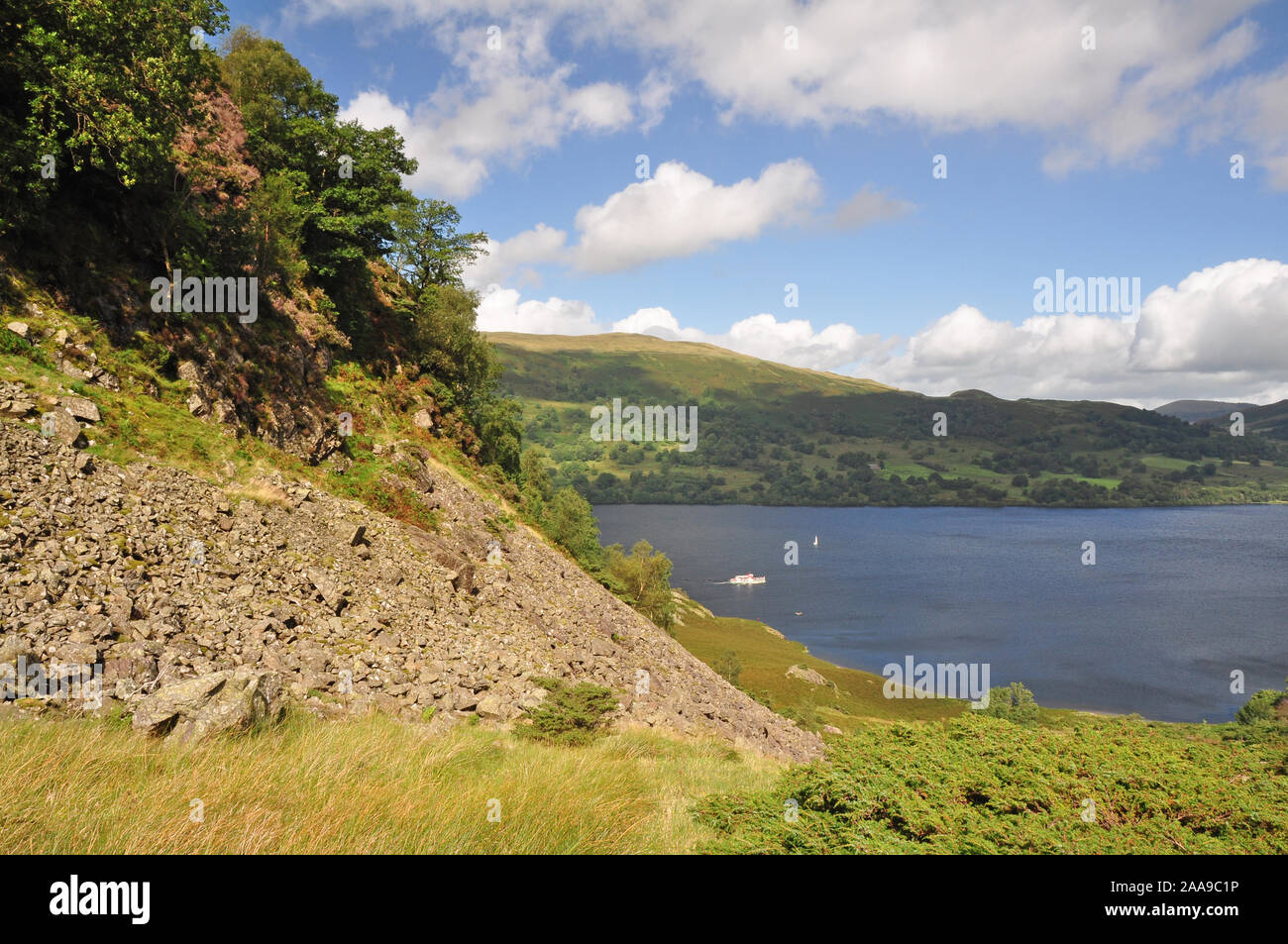 Silver Bay, Ullswater, Cumbria Stockfoto