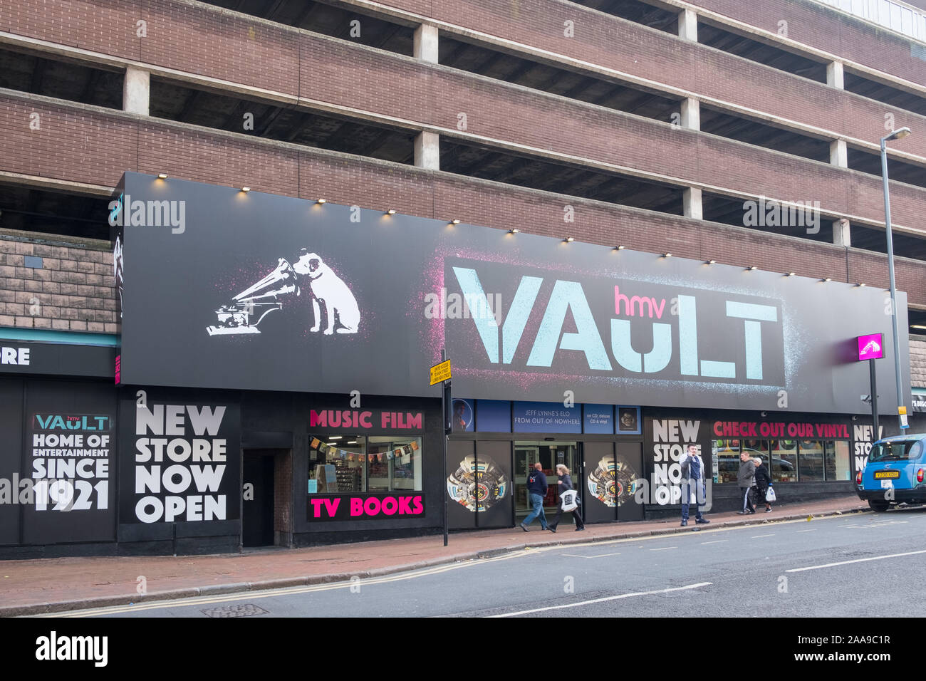 HMV Vault in Dale Ende, Birmingham eröffnete im Oktober 2019 und ist die größte Record store in Europa Stockfoto