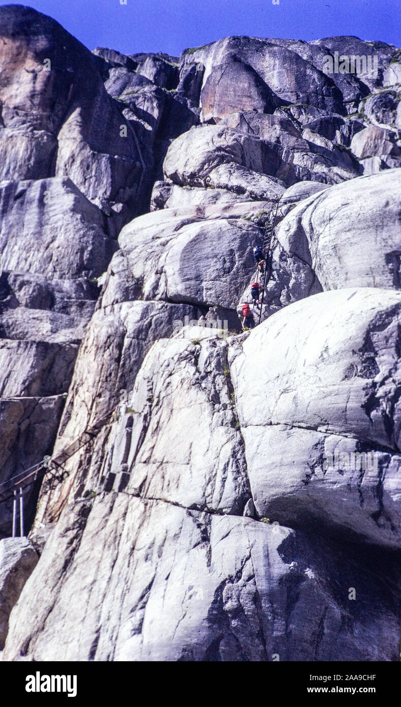 Refuge du Couvercle, Les Egralets (1979) Stockfoto