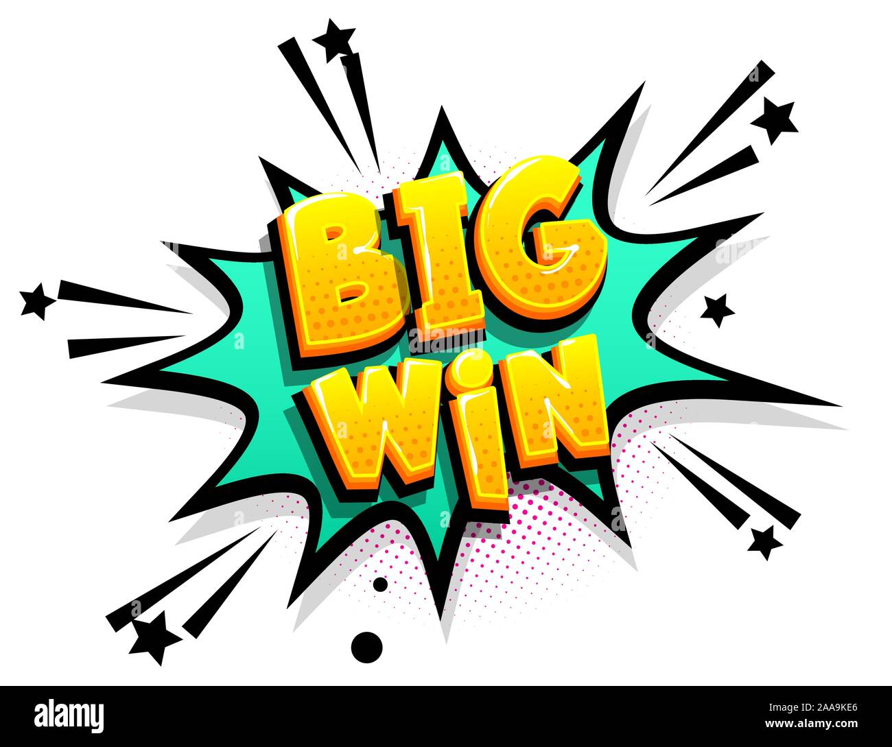 Comics text Werben phrase Verkauf pop art Stock Vektor