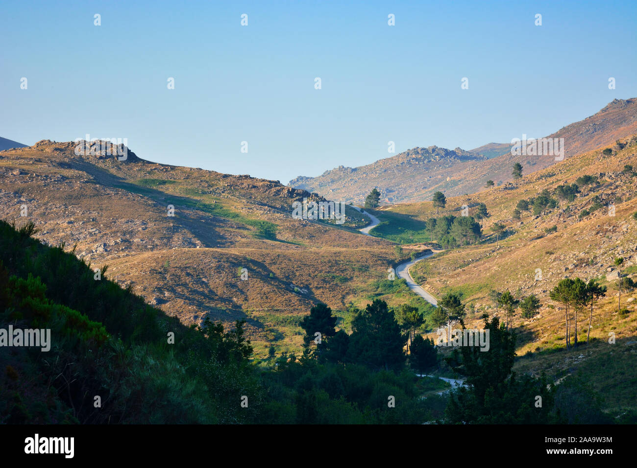 Peneda mountain range, Lamas de Mouro. Nationalpark Peneda Geres, Portugal Stockfoto