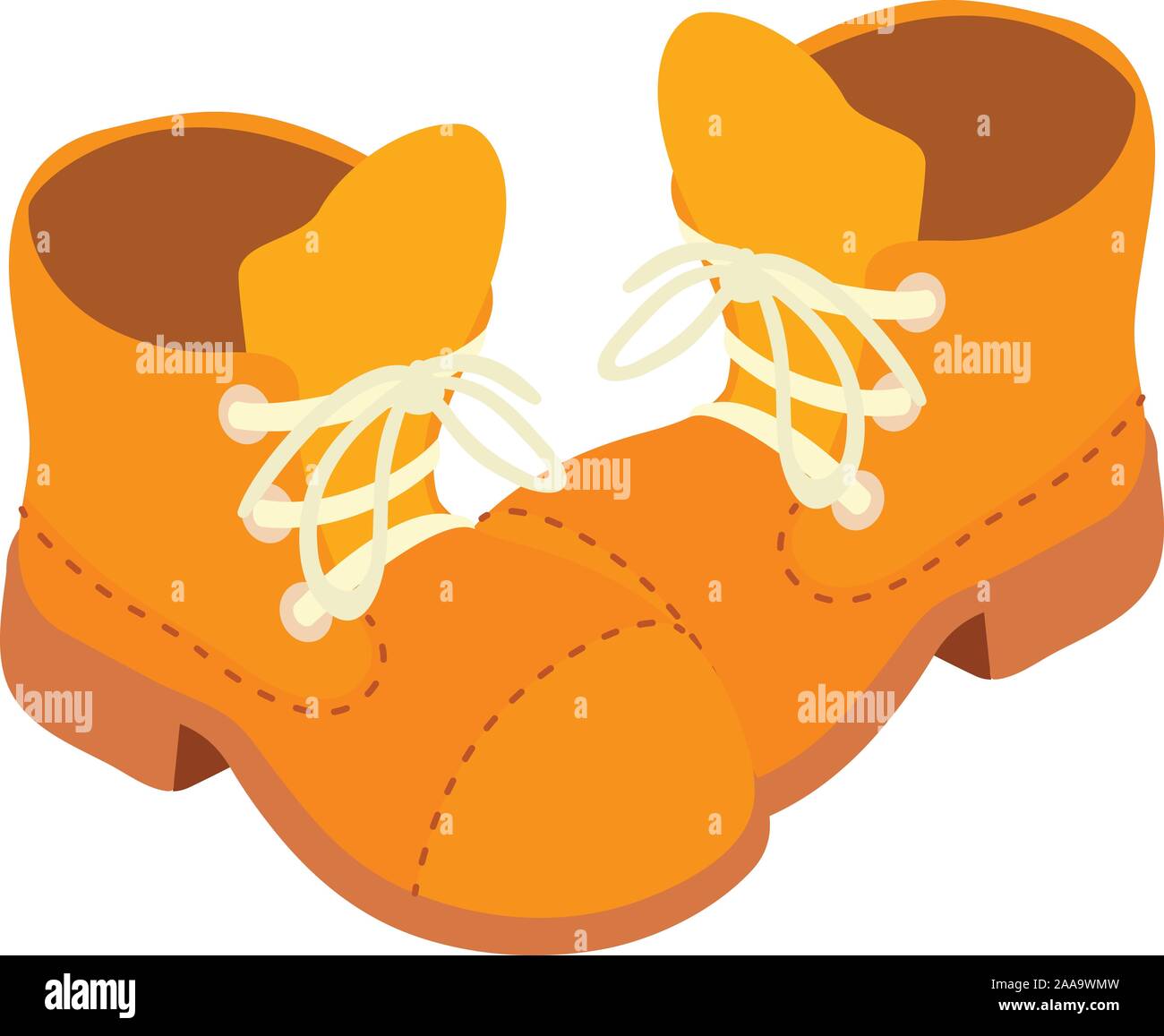 Cartoon schuhe Symbol, isometrische Stil Stock Vektor