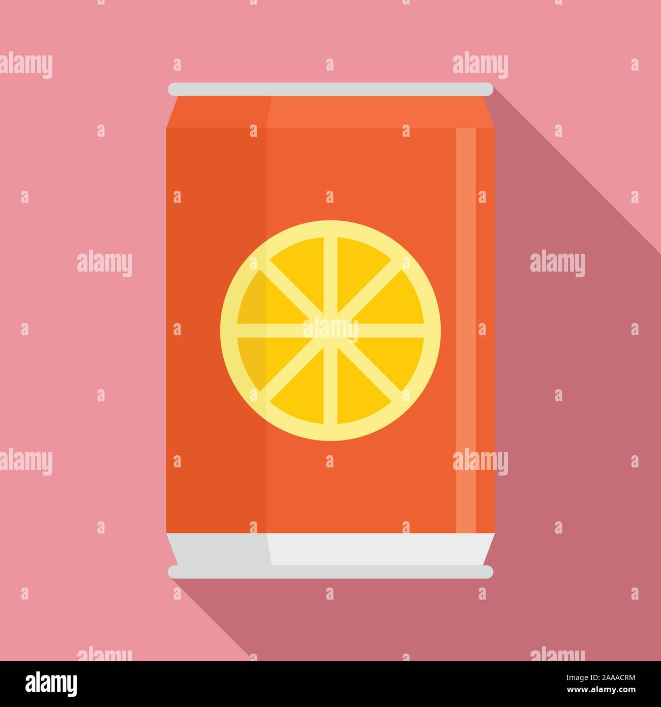 Gesunde orange Soda Symbol. Flache Darstellung des gesunden orange Soda vektor Symbol für Web Design Stock Vektor