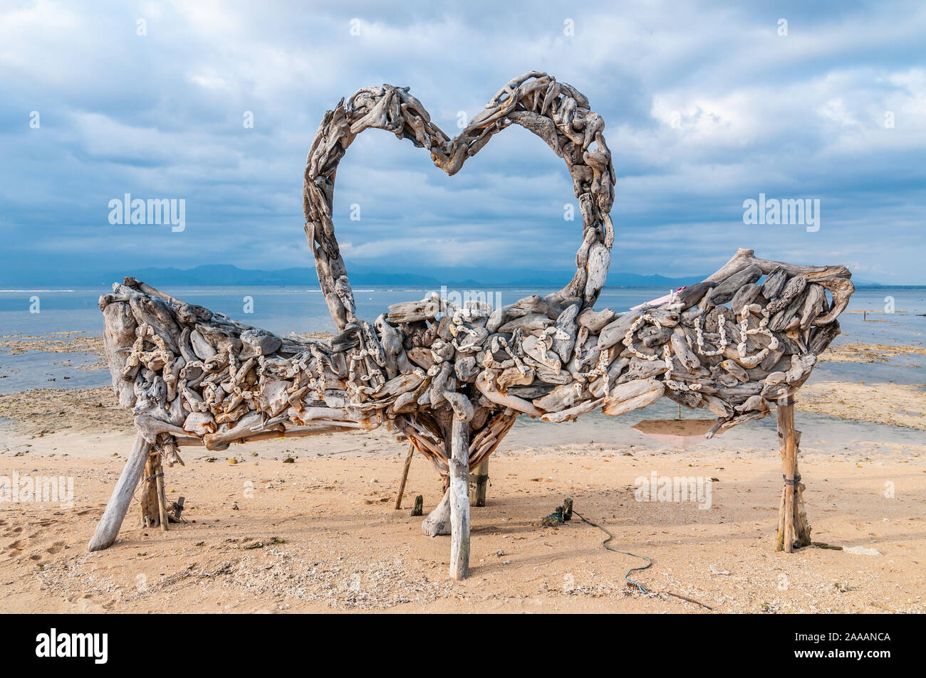 In Herzform, Ort Fotos zu machen Stockfoto