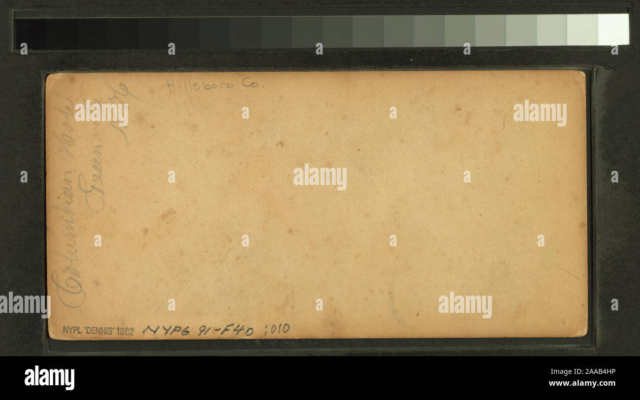 Kolumbianische Hotel, Greenville, N.H.; kolumbianischen Hotel, Greenville, N.H. Stockfoto