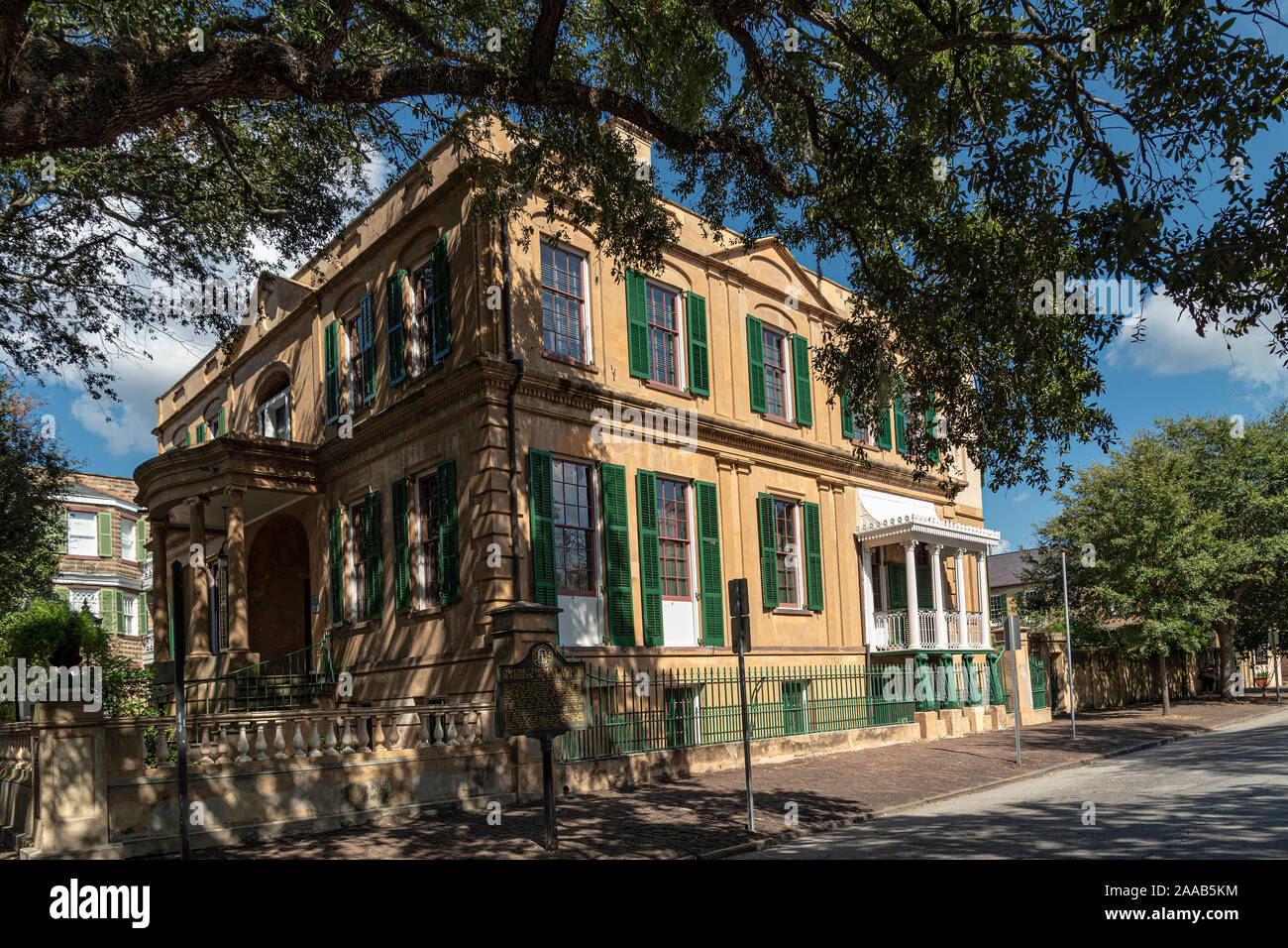 Owens-Thomas House in Savannah, Georgia. Stockfoto