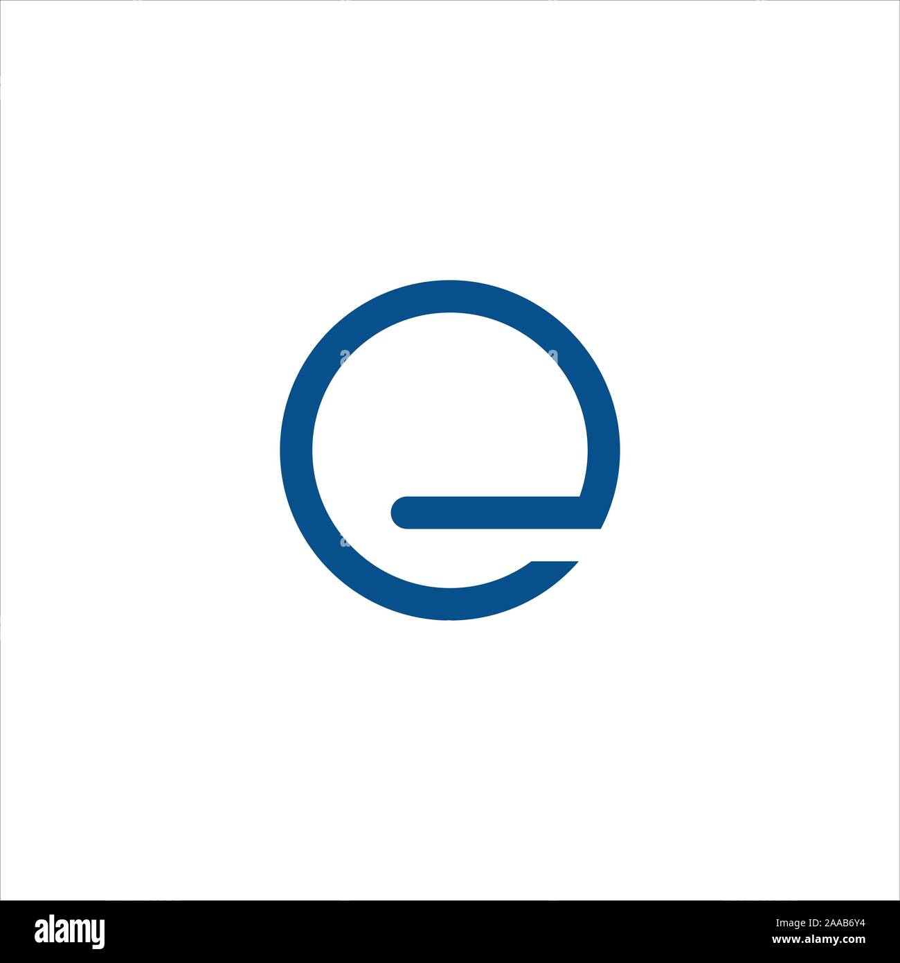 Initial eo oder oe Logo vektor design Vorlage Stock Vektor