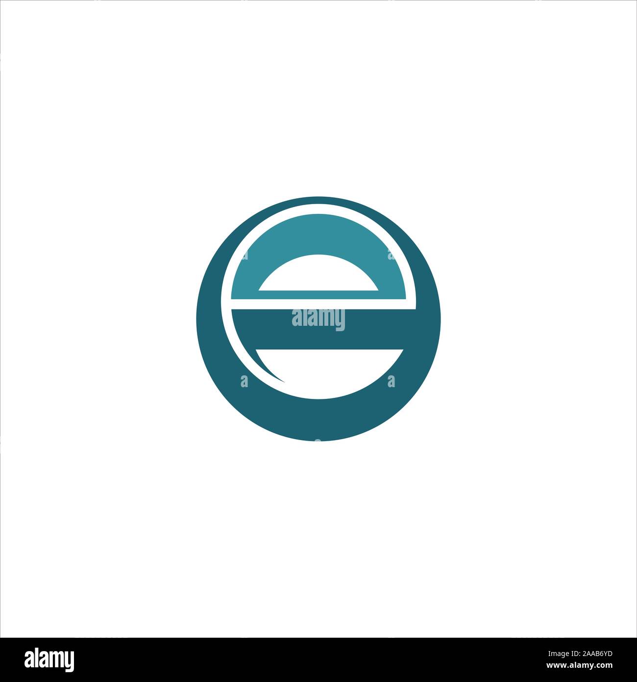 Initial eo oder oe Logo vektor design Vorlage Stock Vektor