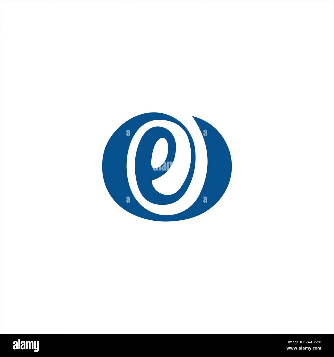Initial eo oder oe Logo vektor design Vorlage Stock Vektor