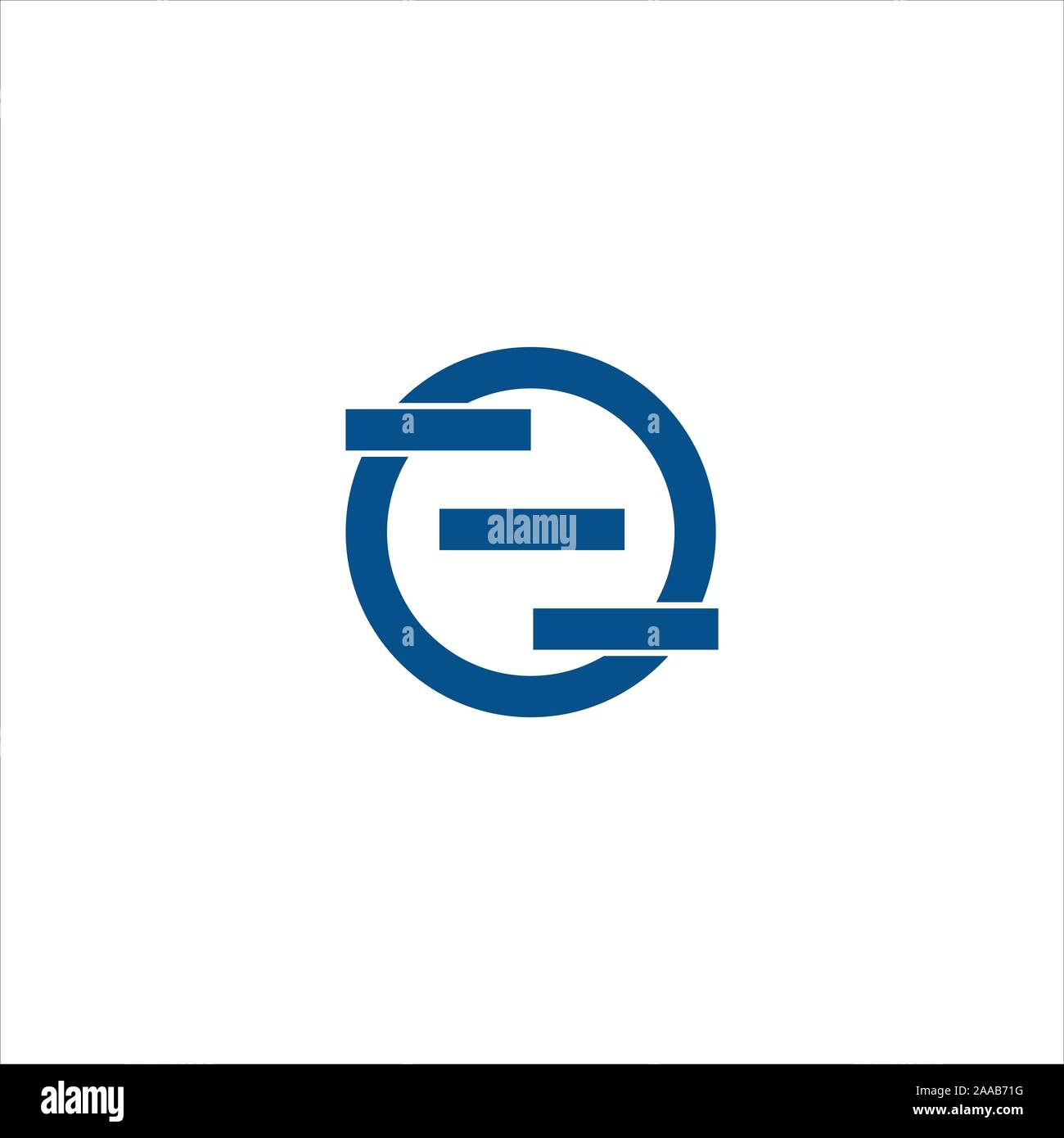 Initial eo oder oe Logo vektor design Vorlage Stock Vektor