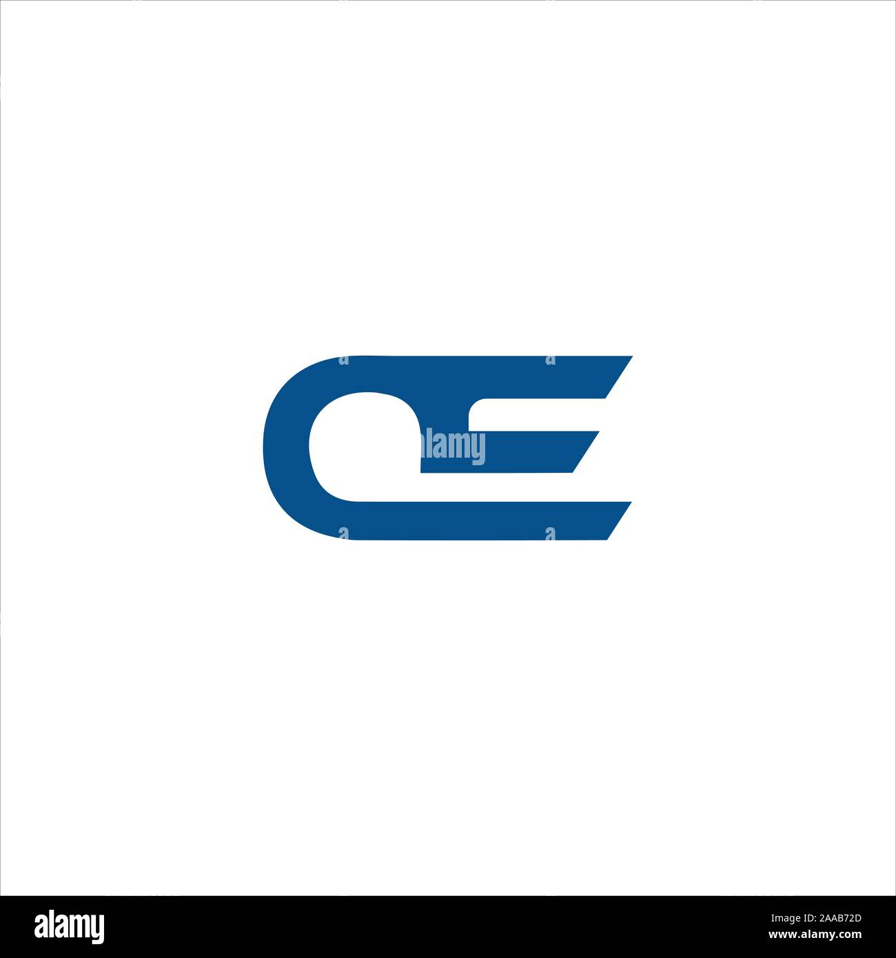 Initial eo oder oe Logo vektor design Vorlage Stock Vektor