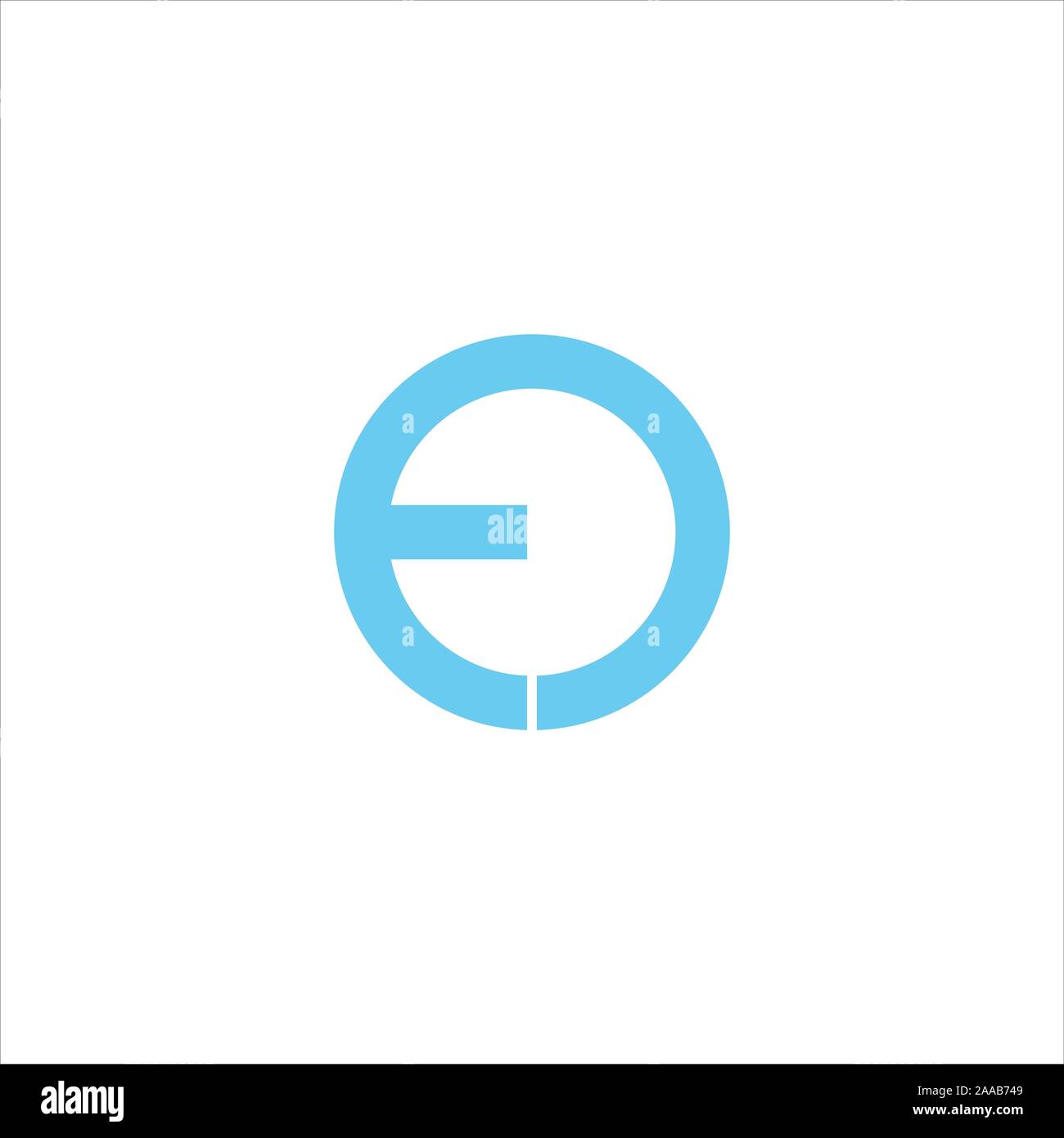 Initial eo oder oe Logo vektor design Vorlage Stock Vektor