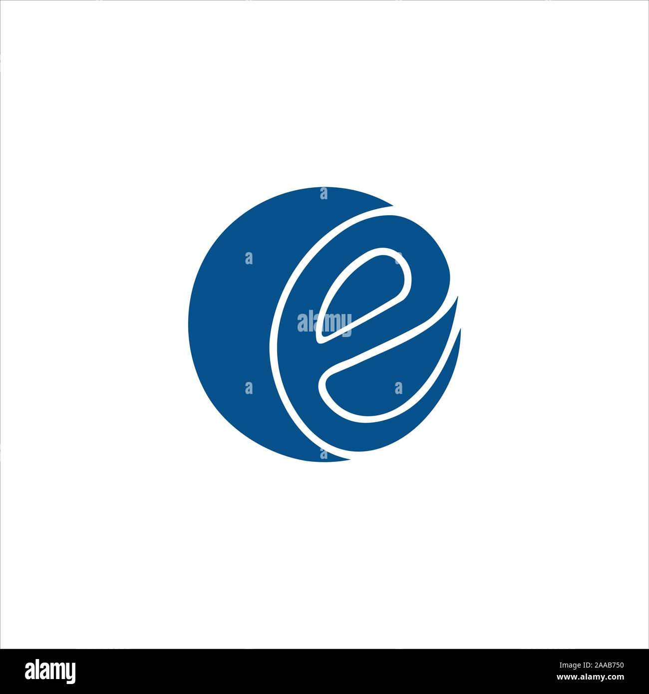 Initial eo oder oe Logo vektor design Vorlage Stock Vektor