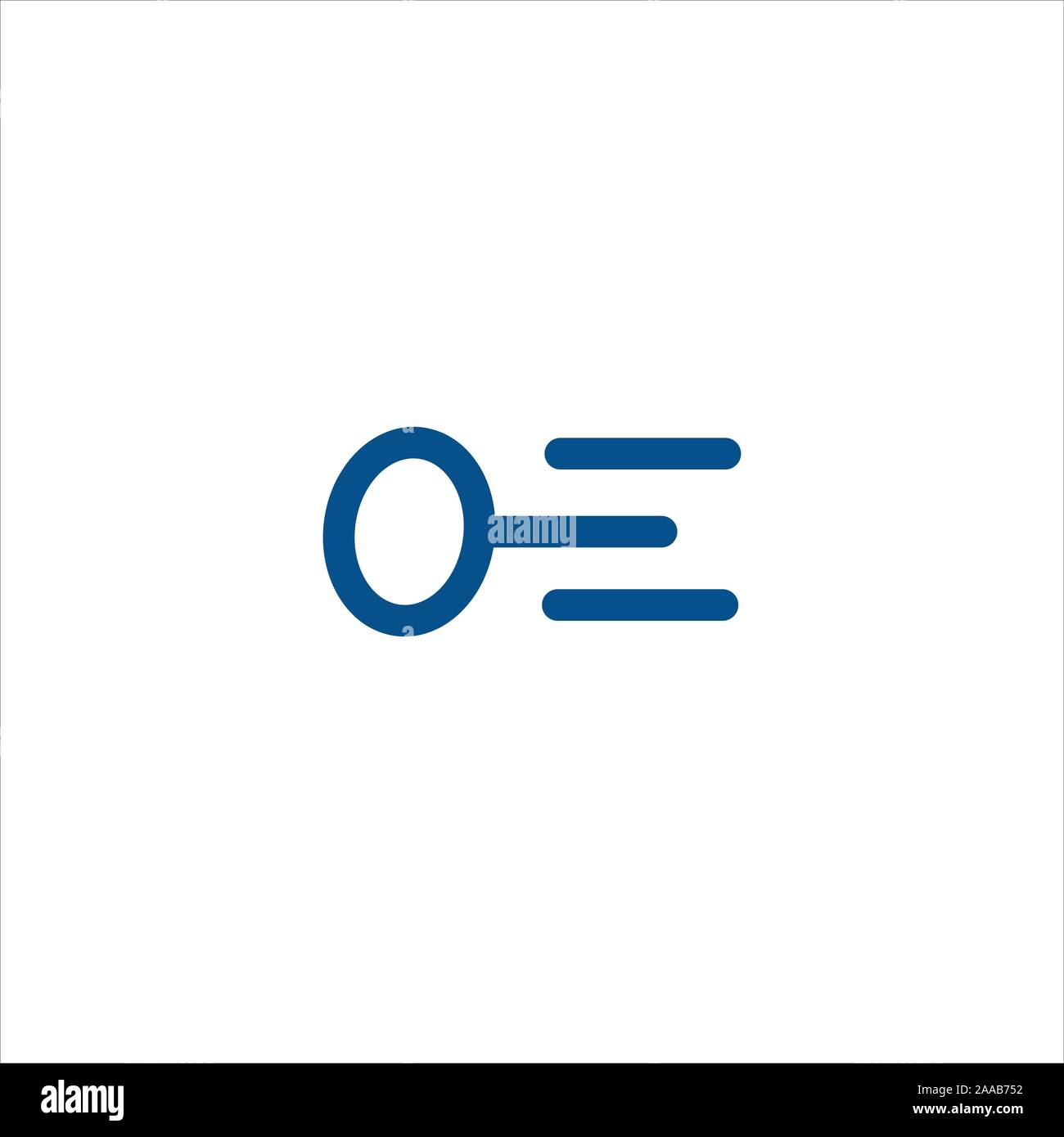 Initial eo oder oe Logo vektor design Vorlage Stock Vektor