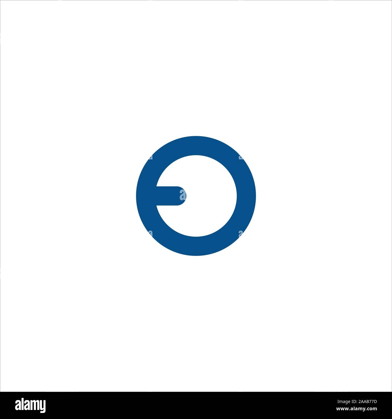 Initial eo oder oe Logo vektor design Vorlage Stock Vektor