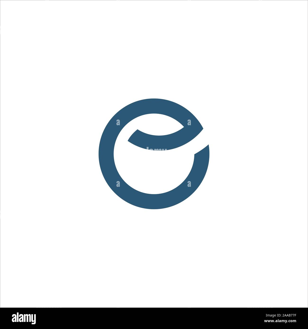 Initial eo oder oe Logo vektor design Vorlage Stock Vektor