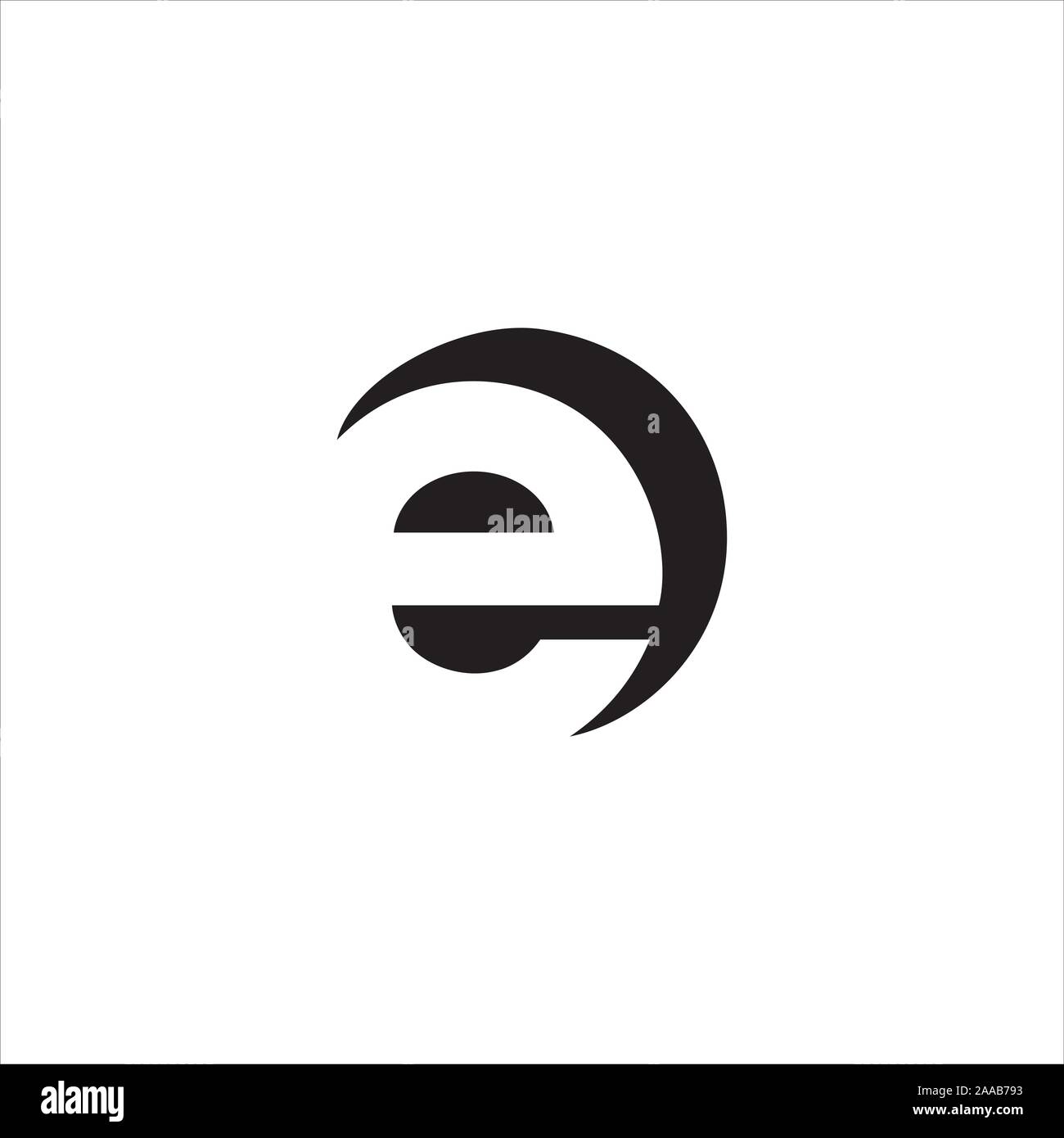 Initial eo oder oe Logo vektor design Vorlage Stock Vektor