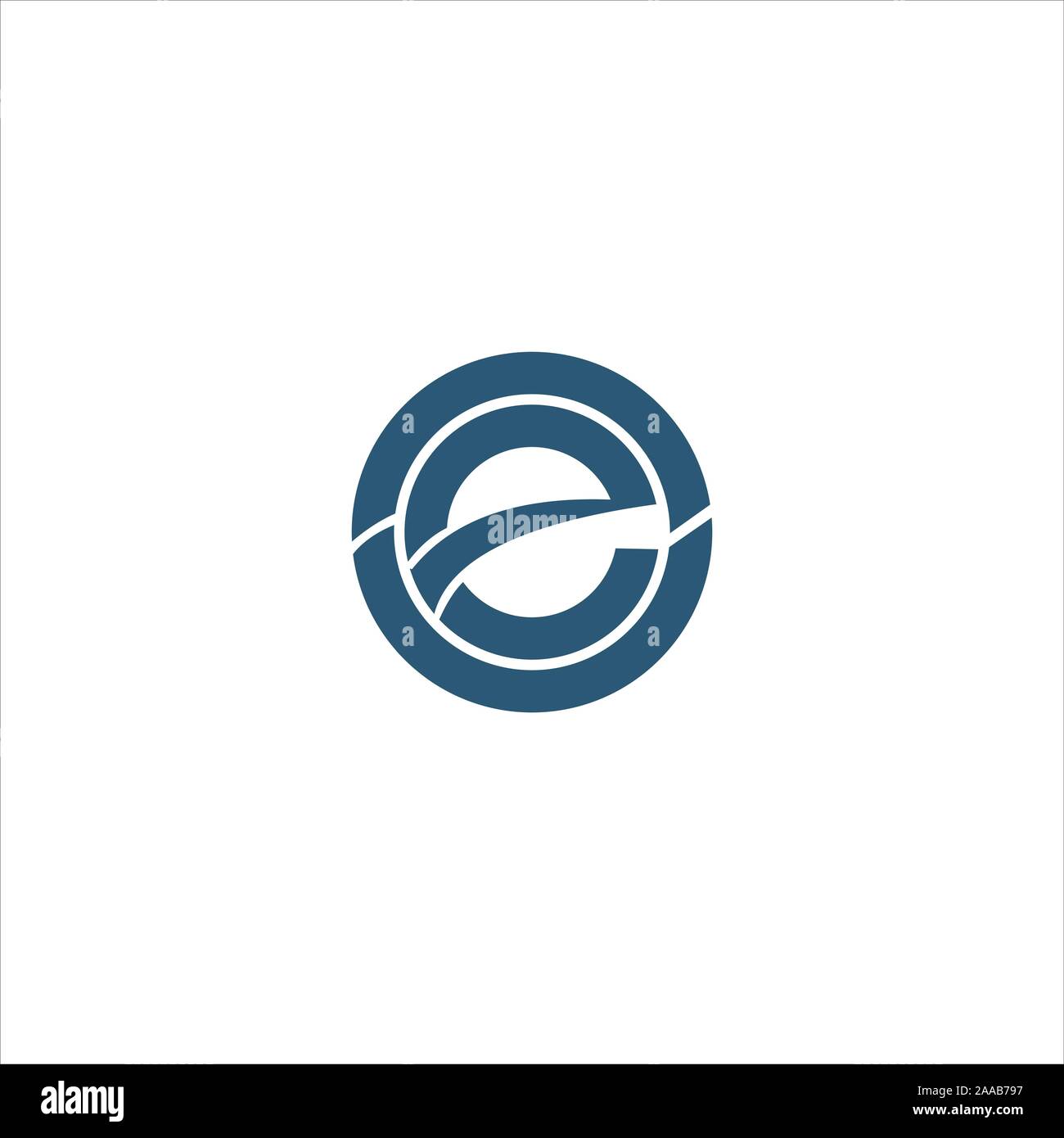 Initial eo oder oe Logo vektor design Vorlage Stock Vektor