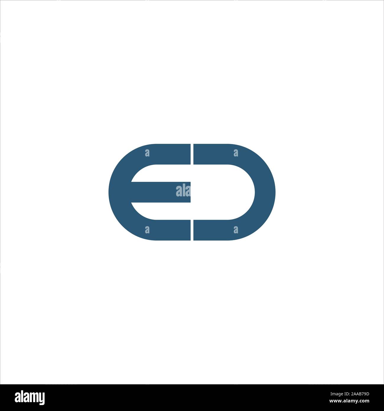 Initial eo oder oe Logo vektor design Vorlage Stock Vektor