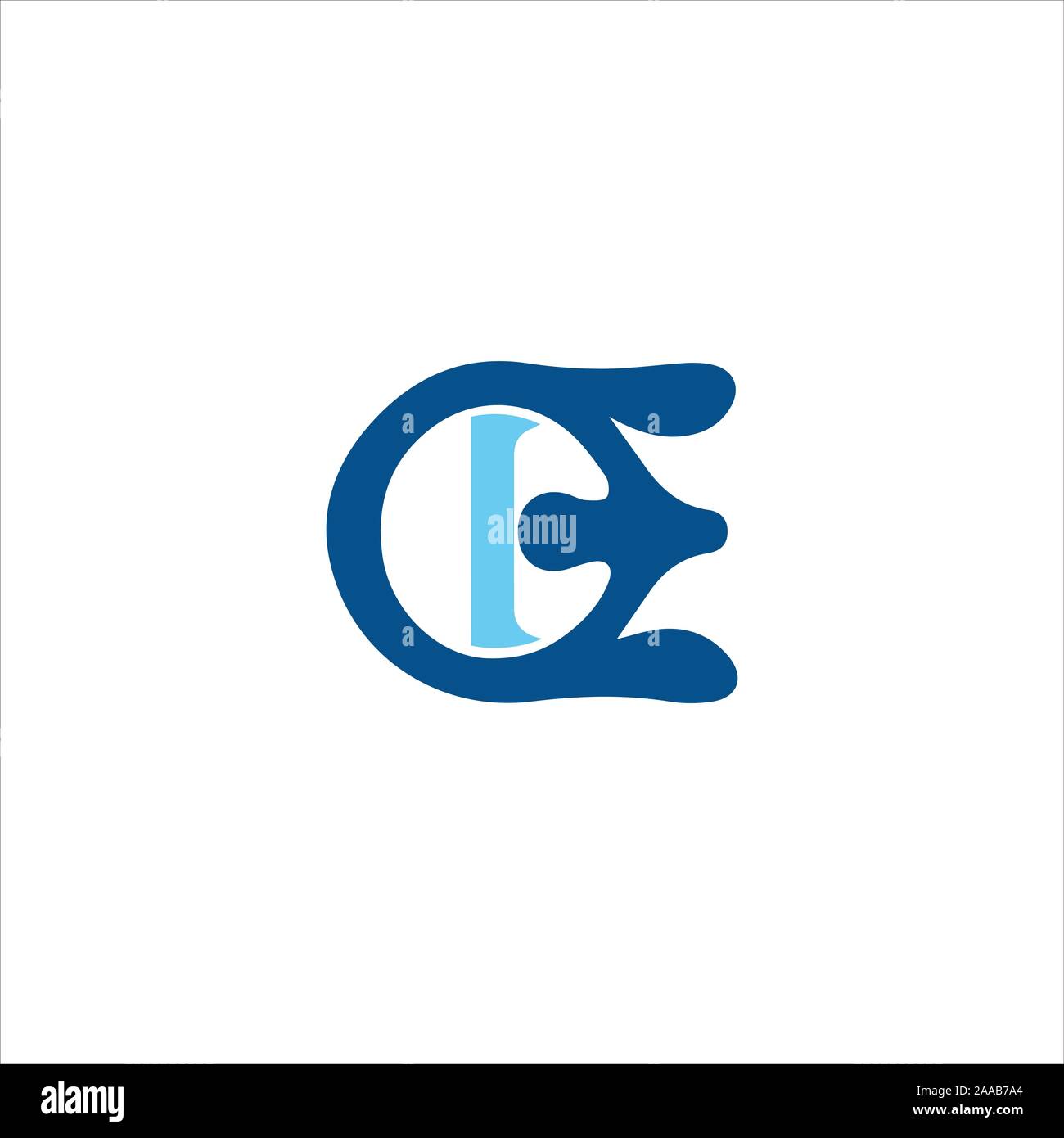 Initial eo oder oe Logo vektor design Vorlage Stock Vektor