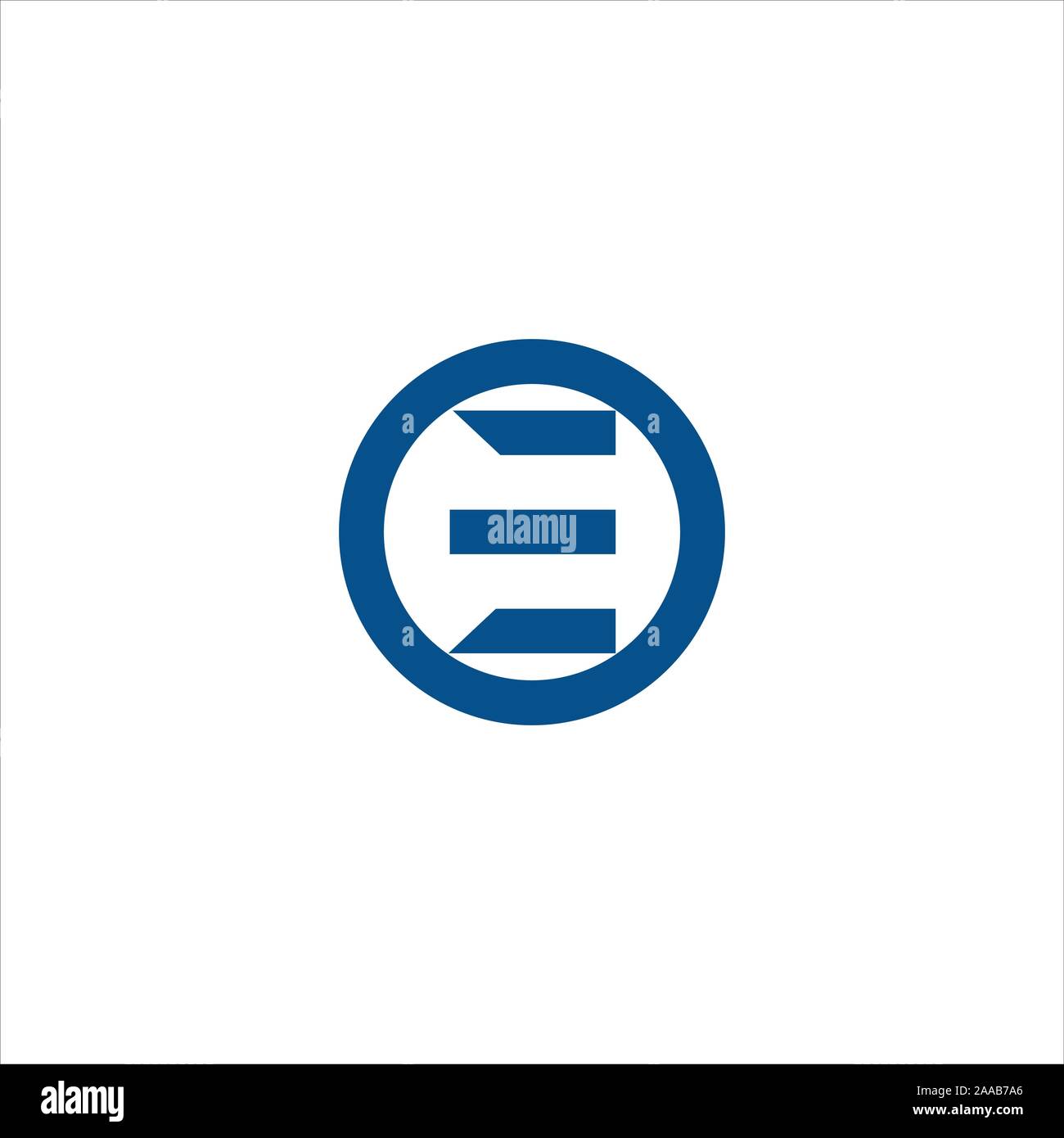 Initial eo oder oe Logo vektor design Vorlage Stock Vektor